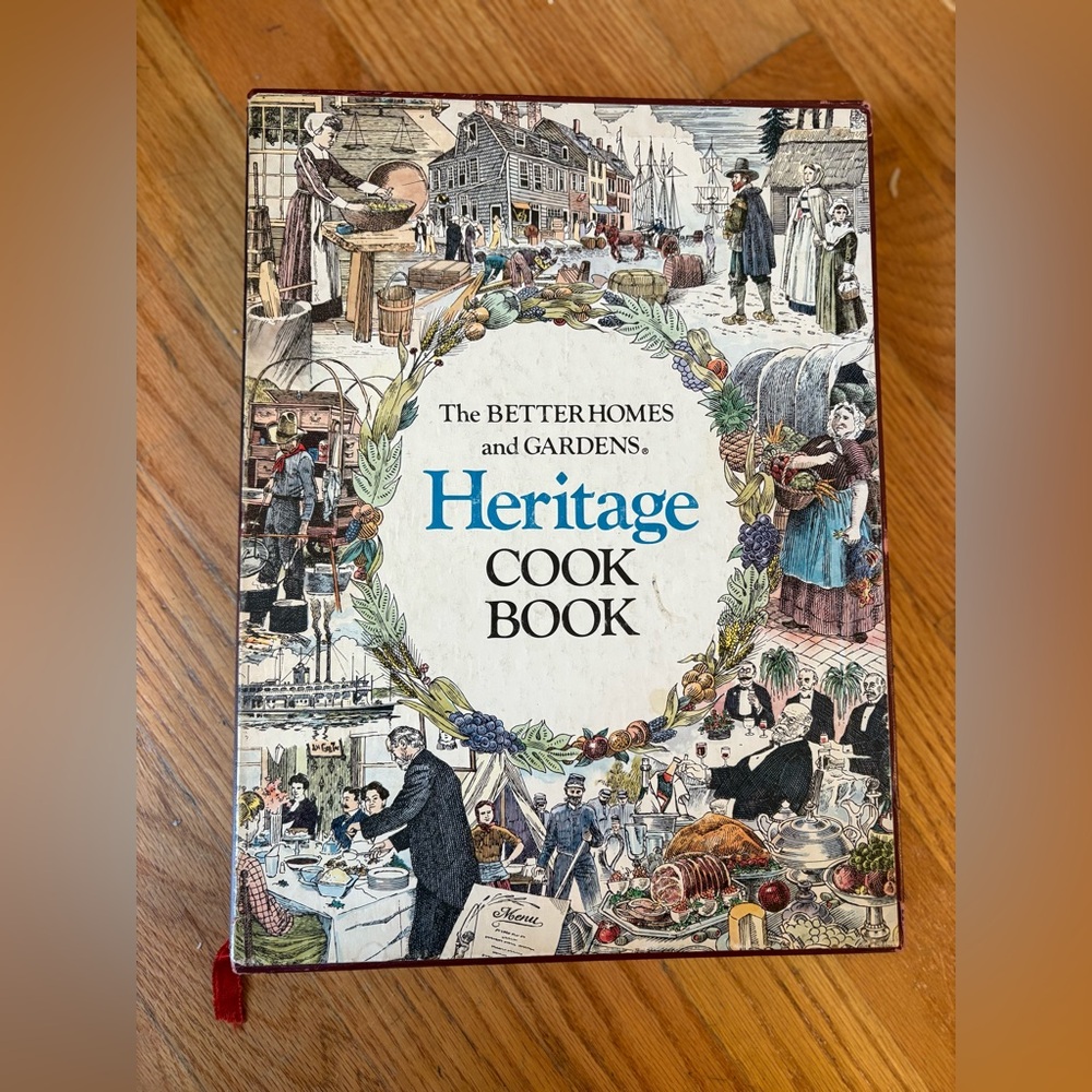 Better Homes and Gardens Heritage Cook Book Meredith 1976 4th Prnt w/ Slipcover